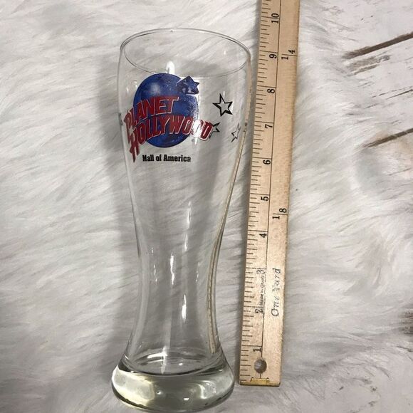 DELETING SOON Planet Hollywood Mall of America Pilsner Beer Glass Cup - Picture 2 of 7